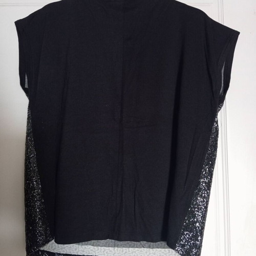 BSB Jeans T-Shirt with Sequins and Floral Design, Like New, Size S