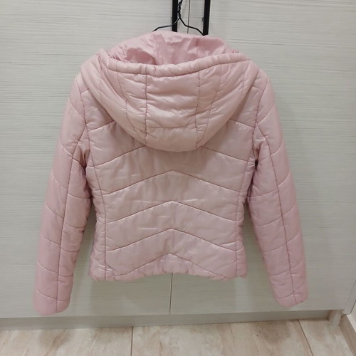 Bershka women's pink jacket new, size L, 100% polyester