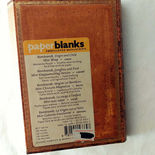 Paperblanks notebook unused with Rembrandt design