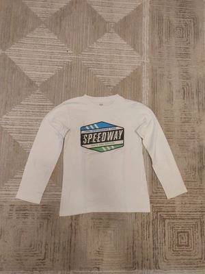 Long-sleeve shirt Ovs Fashion white, like new, size 8-9 years