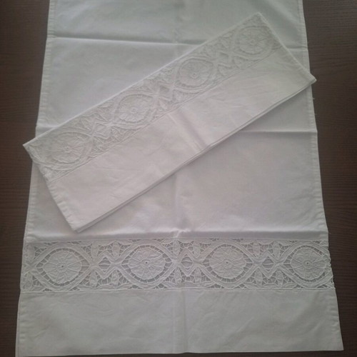 Set of 2 handmade pillowcases 45×65 new