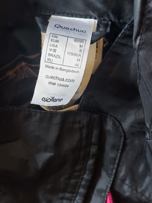 Waterproof jacket size M black used