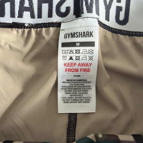 Gymshark men's sports leggings used, size M