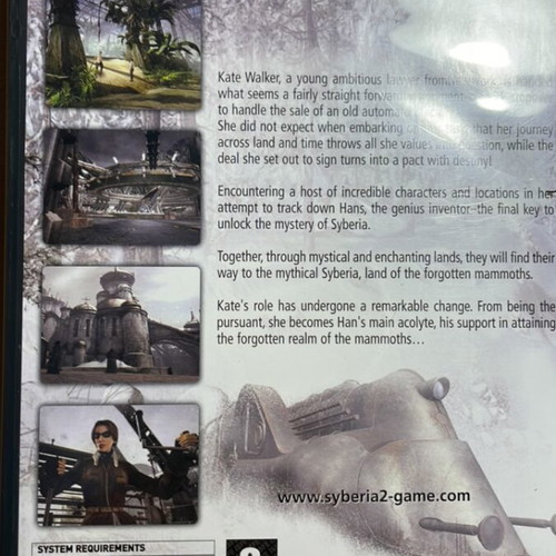 Syberia PC game like new