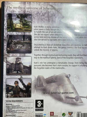 Syberia PC game like new