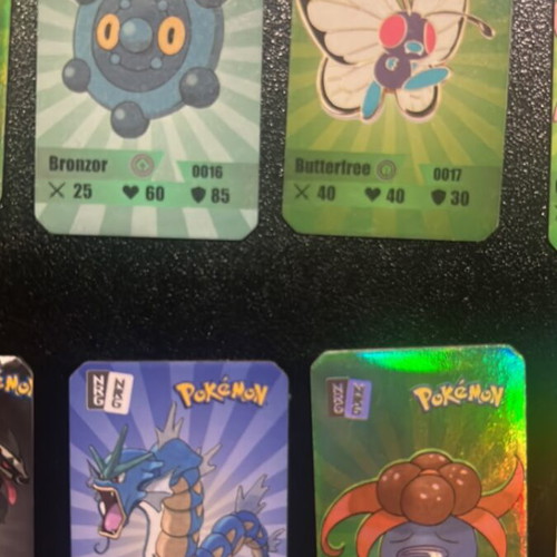 Pokémon metal caps set of 22 used, NRG