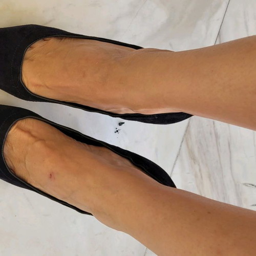 Logan pumps used, Italian leather suede, size 39, black