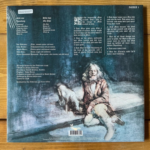 Jethro Tull Aqualung vinyl record new, rock