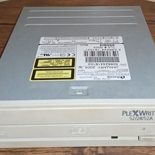 Plextor PlexWriter PX-W5224TA CD-RW drive used, excellent condition