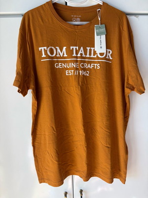 Tom Tailor short-sleeve shirt new, size XL, yellow orange