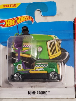 Hot Wheels Bump Around 2014 with slight wear from age