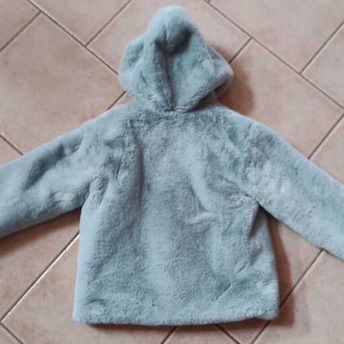 Mayoral fur coat for girls 12 152 mint like new