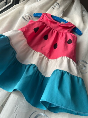 Watermelon dress 12-18 months like new
