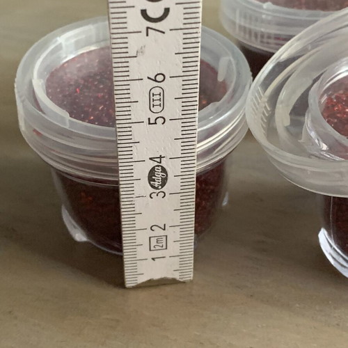Necklace beads in 3 containers like new