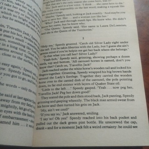 The Talisman by Stephen King and Peter Straub used, English literature