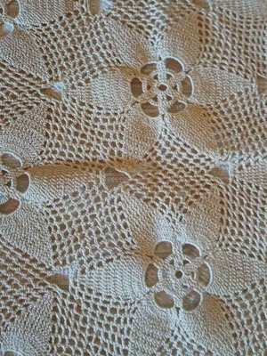 Set of three doilies, handmade