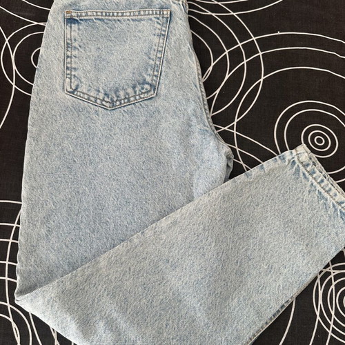 Zara Mom Fit High-Waisted Jeans EU 36 Light Blue Denim Like New
