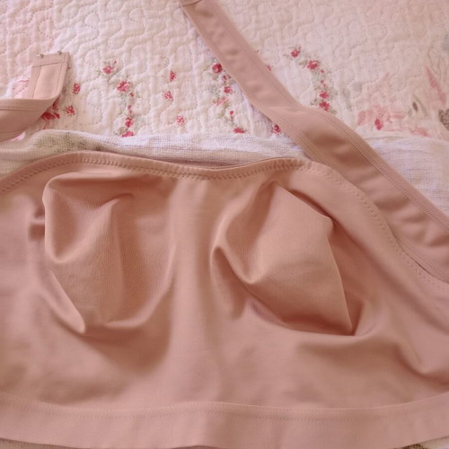 Shein strapless bra, size 5XL, beige
