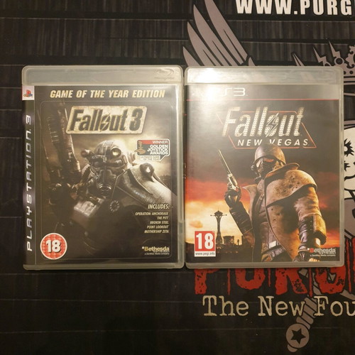Fallout 3 GOTY and Fallout New Vegas PS3 like new bundle