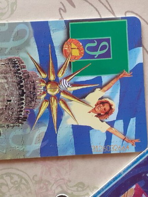 Phone cards used, pack of 124 from the 90's