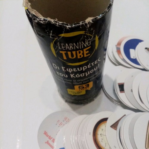 Learning Tube The Inventors of the World card game with excellent cards