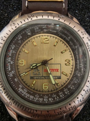 Paris Dakar watch new, brown, in original box