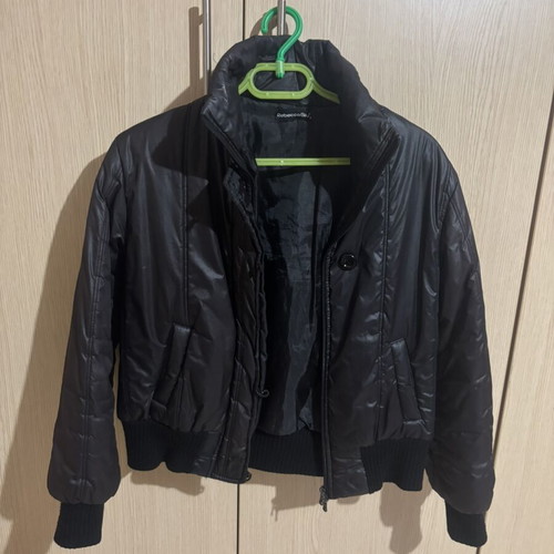 Rebecca Blu black bomber jacket medium used