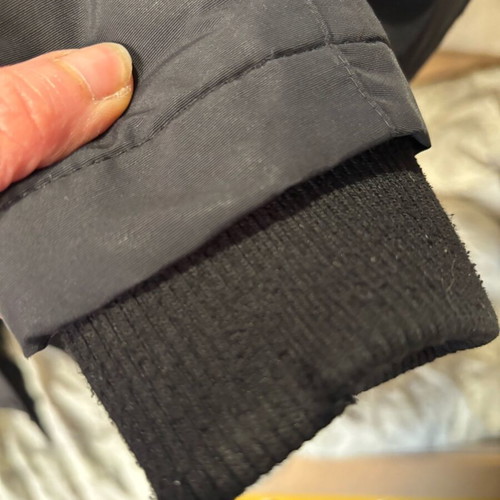 Zara jacket used, black, size M with small tear