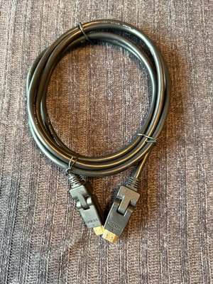 Καλώδιο HDMI 2,5μ με ρυθμιζόμενες γωνιακές άκρες σαν καινούργιο, μαύρο