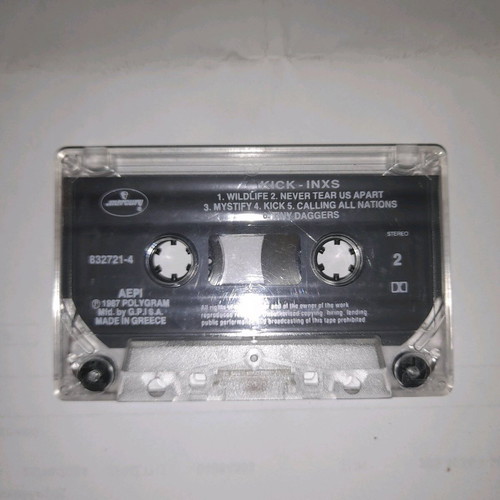 INXS Kick cassette used, 1987, rock