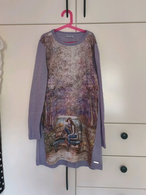 Μπλουζοφόρεμα Mayoral πλεκτό σαν καινούργιο, μωβ