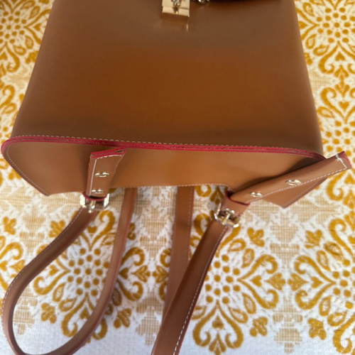 FRNC backpack tan like new handmade