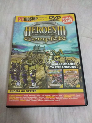 Heroes of Might and Magic III Complete PC DVD-ROM μεταχειρισμένο