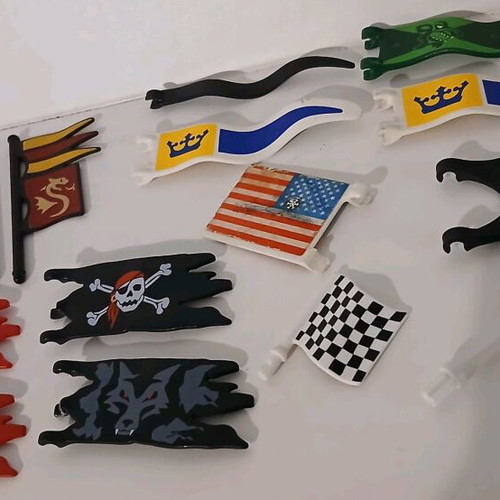 Playmobil flags pack of 14 pieces