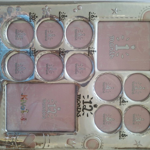 Silver-plated baby photo frame new 925, 33×26 cm