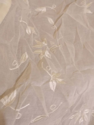 Two cotton tablecloths from India, 1.5 x 1.5 m, new