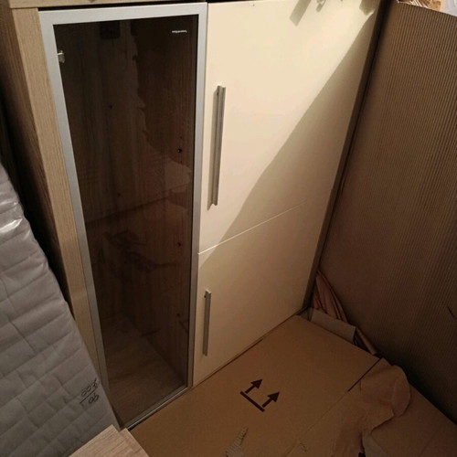 Oak furniture like new with display cabinet and storage space