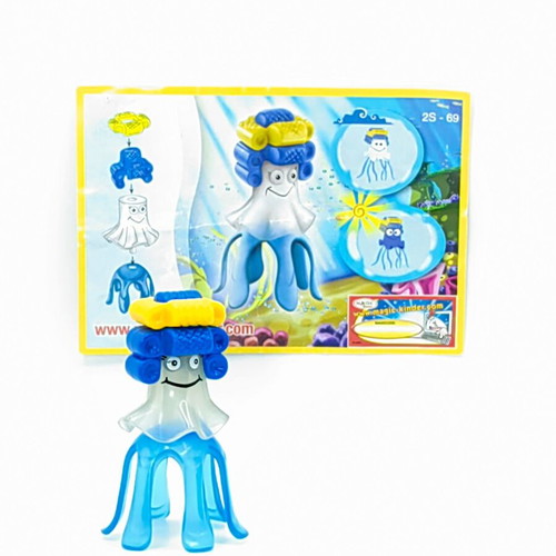 Vintage Kinder Surprise Jellyfish Toy Set like new