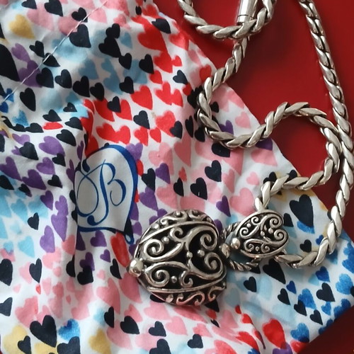 Brighton American necklace, silver plated