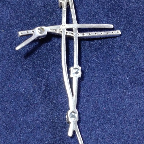 Women's silver cross used