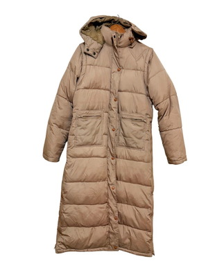 Down Coat like new, beige, size XL