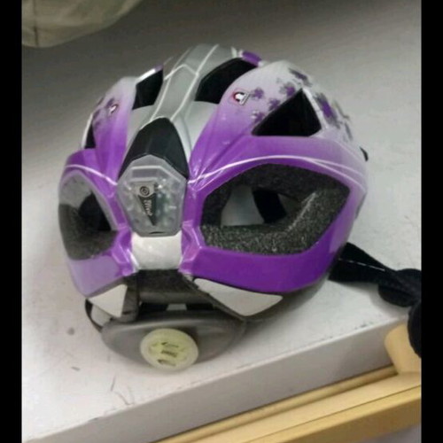 Crivit Kids Bicycle Helmet with LED Light like new