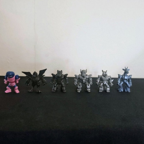 Collectible Teratomachoi and Battle Beast Transmegator figures like new, pack