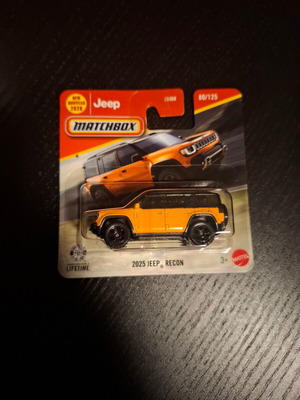 2025 Jeep Recon Matchbox καινούργιο στο κουτί