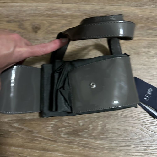 Armani Jeans shoulder bag foldable gray new