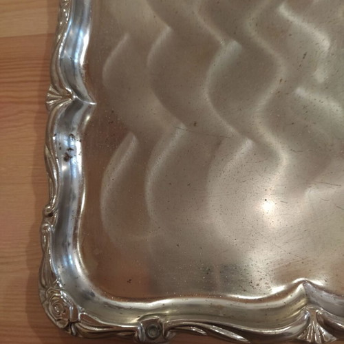 Vintage Twin Bird serving tray used with embossed designs