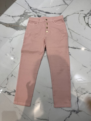 Regalinas pink pastel pants new, size M