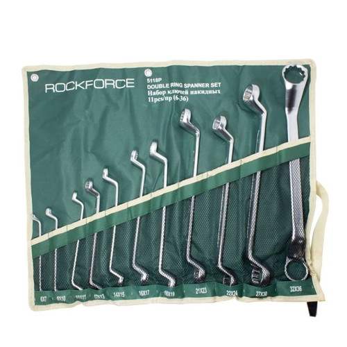 RockForce double ring spanner set 6-36 mm 11 pieces new