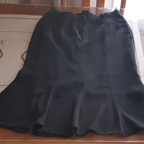 Long skirt used black, size 52