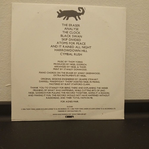 Thom Yorke The Eraser CD album used, electronic
